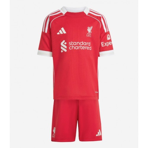 Liverpool Florian Wirtz #7 Hemmaställ Barn 2025-26 Kortärmad (+ Korta byxor) Liverpool Florian Wirtz #7 Hemmaställ Barn 2025-26 Kortärmad (+ Korta byxor)